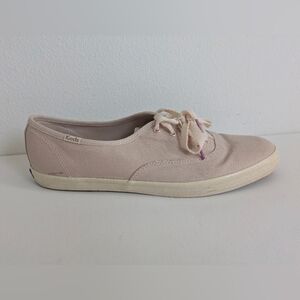 Keds X Kate Spade New York Champio Clitter buff Sneakers Size 9.5 Blush Pink EUC